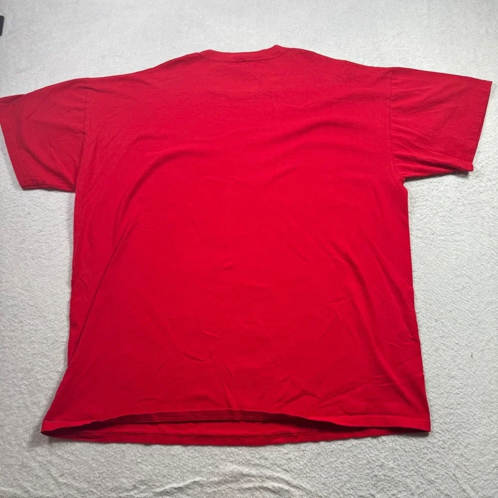 Russell Athletic Chicago Blackhawks T-Shirt Mens XXL Red Vintage 90s NHL‎ USA